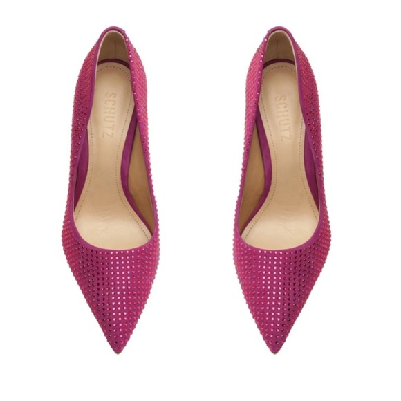 SCHUTZ Pink Studded Heels - Picture 4 of 15